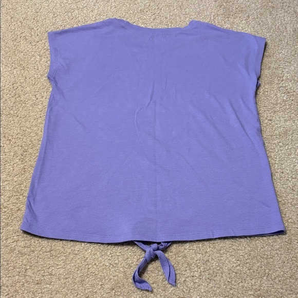 The Children's Place Lavender Tie-Front Tee Size 16 XXL NWOT - Picture 3 of 4